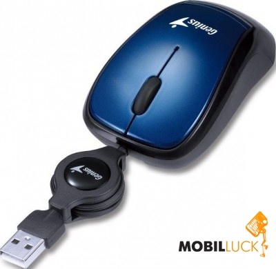 Мышь проводная Genius Navigator 305 USB Blue