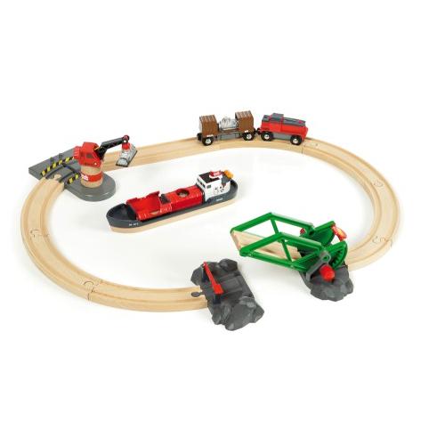 Железная дорога Brio Порт (16 элементов)