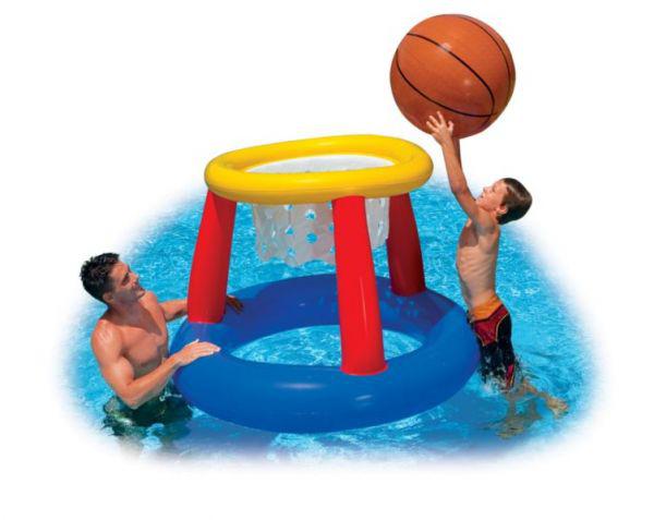 Гигантская баскетбольная корзина с гигантским мячом, для игр на воде