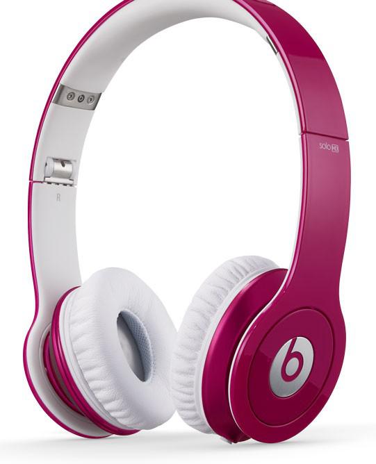 Наушники BEATS Solo HD by Dr.Dre, 900-00012-03, накладные, розовый матовый