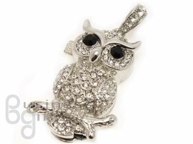 Usb Флешка Сова - под серебро