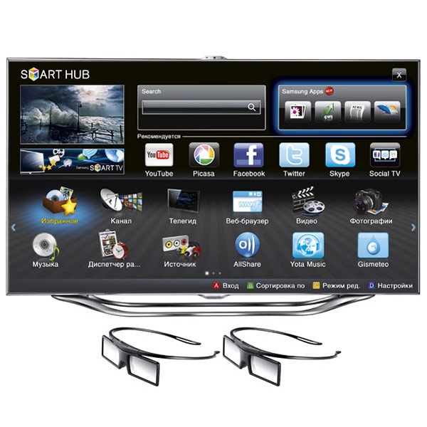 3D Телевизор Samsung UE65 ES8007U