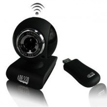 Adesso CyberTrack V10 2.4 GHz RF Wireless Webcam, 1/6" (300K Pixels) CMOS Sensor, Manual Focus, USB 2.0 Adesso CyberTrack V10 2.4 GHz RF Wireless Webcam, 1/6" (300K Pixels) CMOS Sensor, Manual Focus, USB 2.0