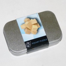 Головоломка деревянная в металлической коробке