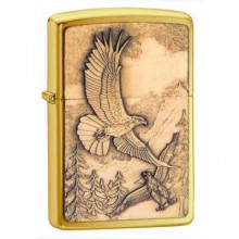 Зажигалка Zippo Eagles Brushed Brass