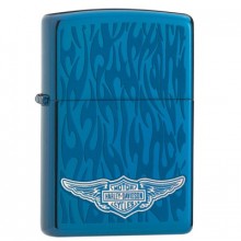 Зажигалка Zippo Harley-Davidson синяя