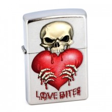 Зажигалка Zippo Love Bites Street Chrome