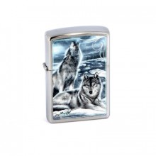 Зажигалка Zippo Mazzi Brushed Chrome