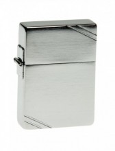 Зажигалка Zippo Replica Brushed Chrome широкая