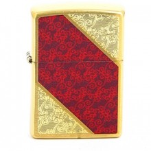 Зажигалка Zippo Classic золотисто-красная