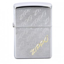 Зажигалка Zippo Classic серебристая с надписями