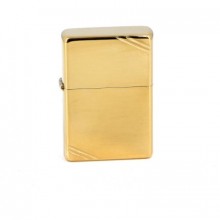 Зажигалка Zippo High Polish Brass, глянцевая