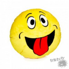 Подушка-смайл &quot;У меня язык красный?&quot;