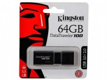 Внешний накопитель 64GB USB Drive &lt;USB 3.0&gt; Kingston DT100G3 (DT100G3/64GB)