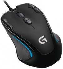 Мышь проводная Logitech G300S Gaming чёрный — 910-004345