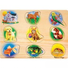 Пазл со звуком Melissa & Doug