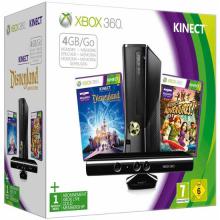 ИГРОВАЯ ПРИСТАВКА XBOX 360 SLIM 4GB + СЕНСОР KINECT + ИГРА DISNEY ADVENTURES (S4G-00155)